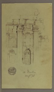 Study of Temple Ruins, May 8, 1868 by Frederic Edwin Church