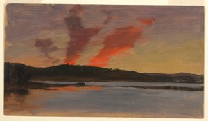 Sunset Near Bar Harbor, Maine, ca. 1862