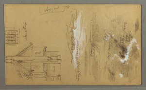 Timber House, Sky, Austria, August 1, 1868 by Frederic Edwin Church