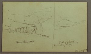Tomb of a Hill, Three Minarets, May 1, 1868 by Frederic Edwin Church