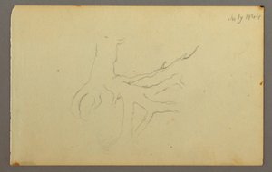 Tree Roots, 1844 by Frederic Edwin Church