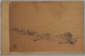 Valley with McAllisters Saw Mill, Colombia, June 1853 by Frederic Edwin Church