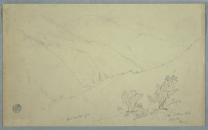 View of Blue Mountain Peak, Seen From Near Salloway Hill, Jamaica, July 1865 by Frederic Edwin Church