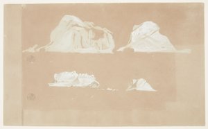 Floating Icebergs by Frederic Edwin Church