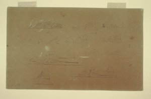 Floating Icebergs, July 13 and 14 by Frederic Edwin Church