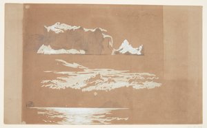Icebergs near Cape St. John and Gull Island, Newfoundland by Frederic Edwin Church