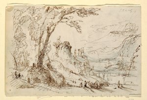 Imaginary Landscape with Classical Ruins