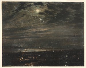 Moonlit Coast by Frederic Edwin Church