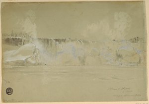Niagara Falls in Snow, from the Northwest by Frederic Edwin Church