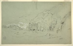 Petra from the Southwest by Frederic Edwin Church