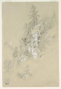 Rocky Hillside, North Carolina by Frederic Edwin Church
