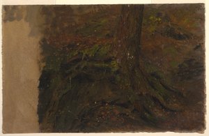 Study of a Tree Trunk by Frederic Edwin Church
