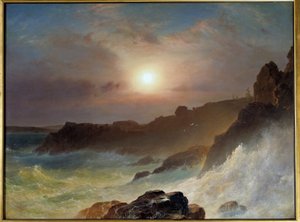 Sunrise on the Maine Coast in the United States in 1863 by Frederic Edwin Church
