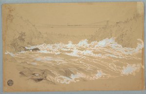 The Gorge, Niagara, Looking Toward the Suspension Bridge