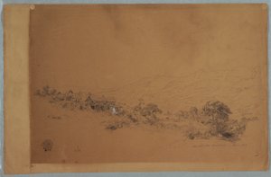 Valley with McAllisters Saw Mill, Colombia by Frederic Edwin Church