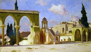 El Haram, Jerusalem by Frederic Leighton