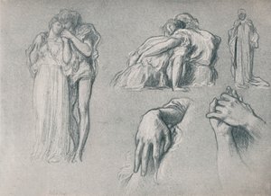Studies for Wedded, 1882, 1897