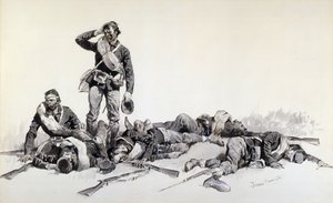 After the Battle by Frederic Remington