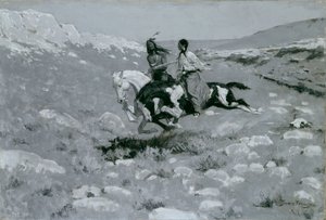 Ceremony of the Fastest Horse by Frederic Remington