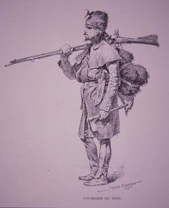 French-Canadian Fur Trapper Coureur du Bois
