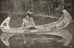 Long sat waiting for an answer, from The Song of Hiawatha by Henry Wadsworth Longfellow, pub. by George G. Harrap and Company Ltd., 1911