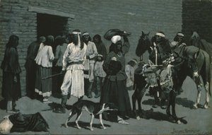 Pueblo Indian Village by Frederic Remington