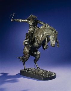 The Bronco Buster, 1889 by Frederic Remington