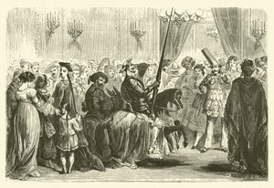 Masked Ball of the Grande Monde: Entrance of Don Quixote by Frederic Theodore (after) Lix