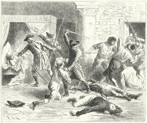 Massacre of the French at Verona by Frederic Theodore (after) Lix