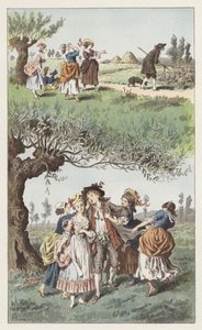Nous etions trois filles by Frederic Theodore (after) Lix