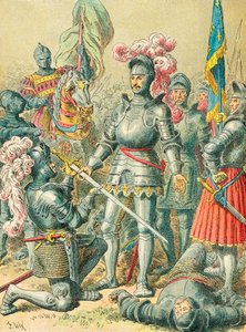 King Francis I at the Battle of Pavia by Frederic Theodore Lix