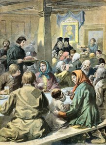 The Funeral Feast of Tsar Alexander III by Frederic Theodore Lix