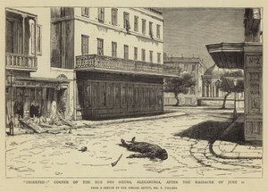 Deserted, Corner of the Rue des Soeurs, Alexandria, after the Massacre of 11 June