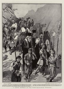 A Greek Funeral on the Turco-Bulgarian Frontier by Frederic de Haenen