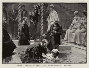 Baptism by Immersion in London, a Scene in the Metropolitan Tabernacle