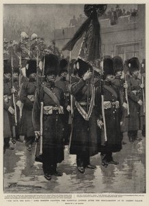 God Save the King, Lord Roberts Saluting the National Anthem after the Proclamation at St James