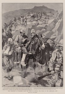 The Transport of Wounded from the Field of Battle, the Work of the Ambulance Men