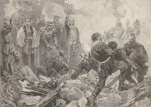 The Winter Palace After the Explosion, Evening of February 17, 1880
