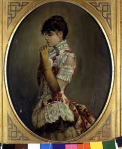 Portrait of Eleonora Duse (1858-1924) by Frederich August Kaulbach