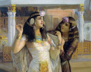 Cleopatra on terraces of Philae