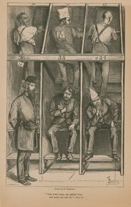 Prisoners on the treadwheel by Frederick Barnard