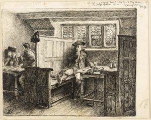 The Eavesdropper by Frederick Barnard