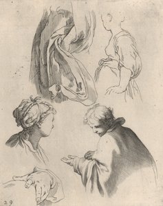 Figure Studies, from Drawing Book