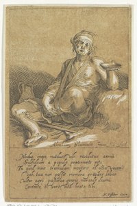 Crippled Beggar with a Cup by Frederick Bloemaert