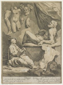 Title Page of Oorspronkelyk en Vermaard Konstryk Tekenboek (Title Page for: Abraham Bloemaert, Oorspronkelyk en Vermaard Konstryk Tekenboek. Part 1)