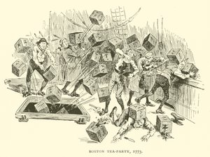Boston Tea-Party, 1773 by Frederick Burr Opper