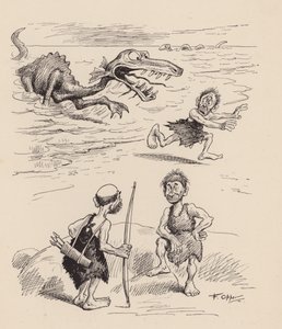 Our Antediluvian Ancestors by F Opper: Number Eighteen