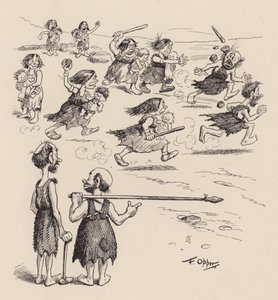 Our Antediluvian Ancestors by F Opper: Number Eleven