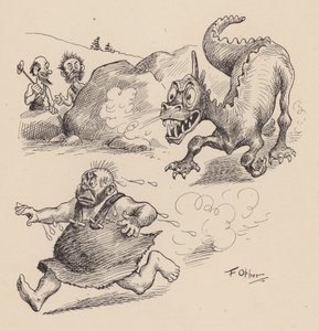 Our Antediluvian Ancestors by F Opper: Number Five