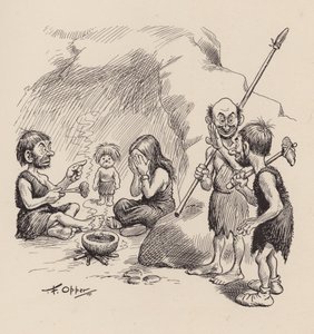 Our Antediluvian Ancestors: Number Forty by Frederick Burr Opper
